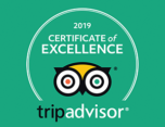 2019 Trip Advisor certificate of excellence